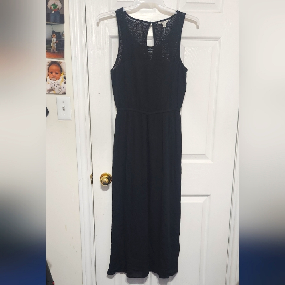 Long Black Lace Dress